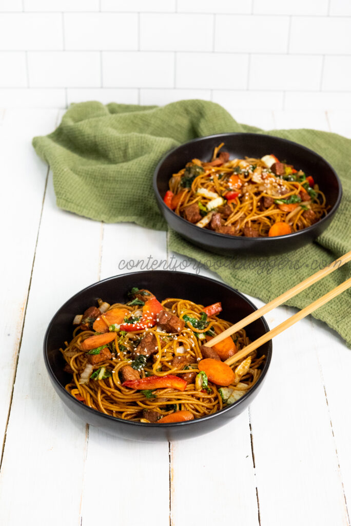 PLR Recipe - Instant Pot Pork Lo Mein