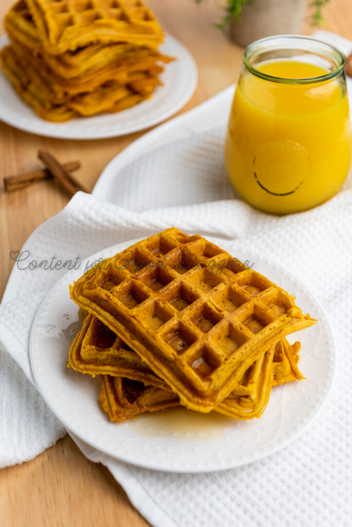 PLR Recipe - Vegan Pumpkin Waffles