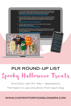 PLR Round Up Lists - 30+ Spooky Halloween Treats