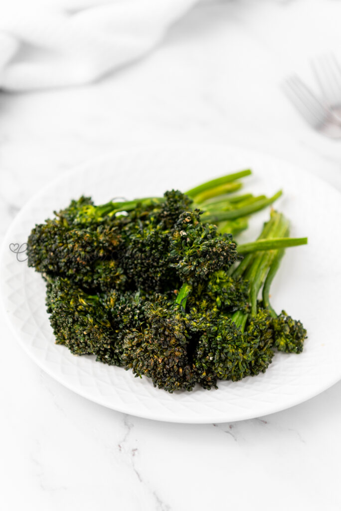 PLR Recipe - Air Fryer Broccolini