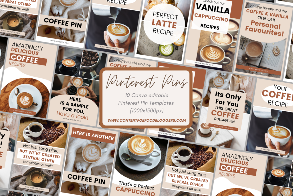 PLR Pinterest Pin Template - Coffee