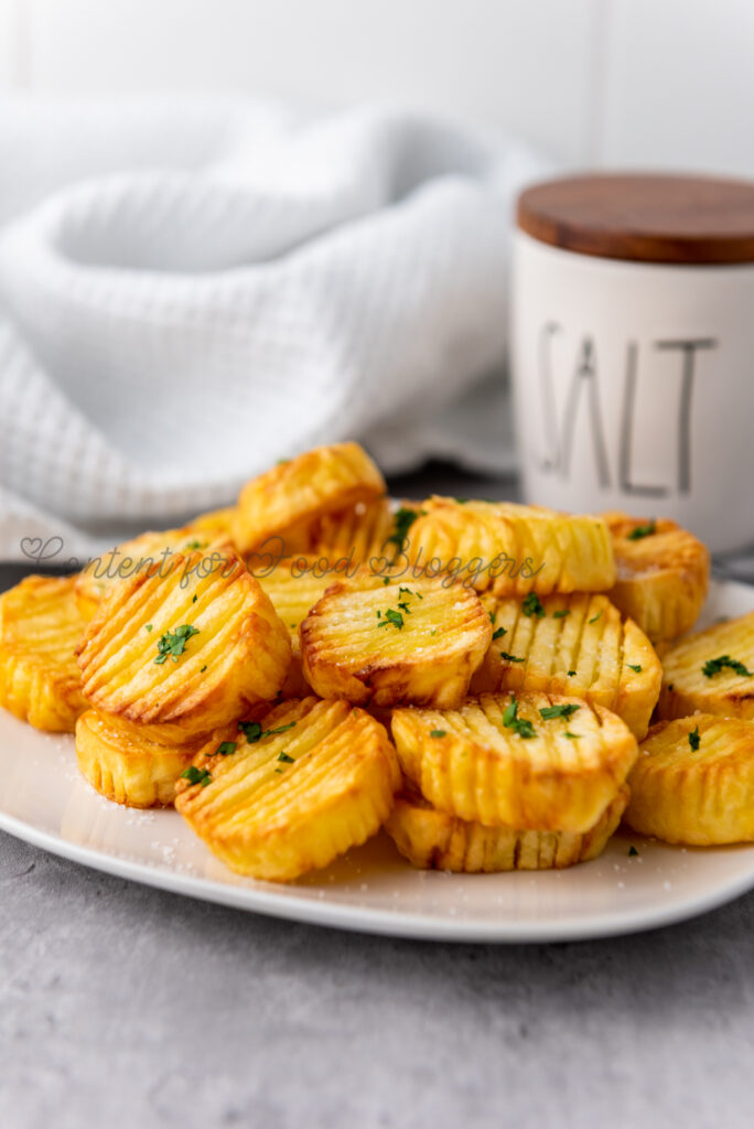 PLR Recipe - Air Fryer Accordion Potatoes