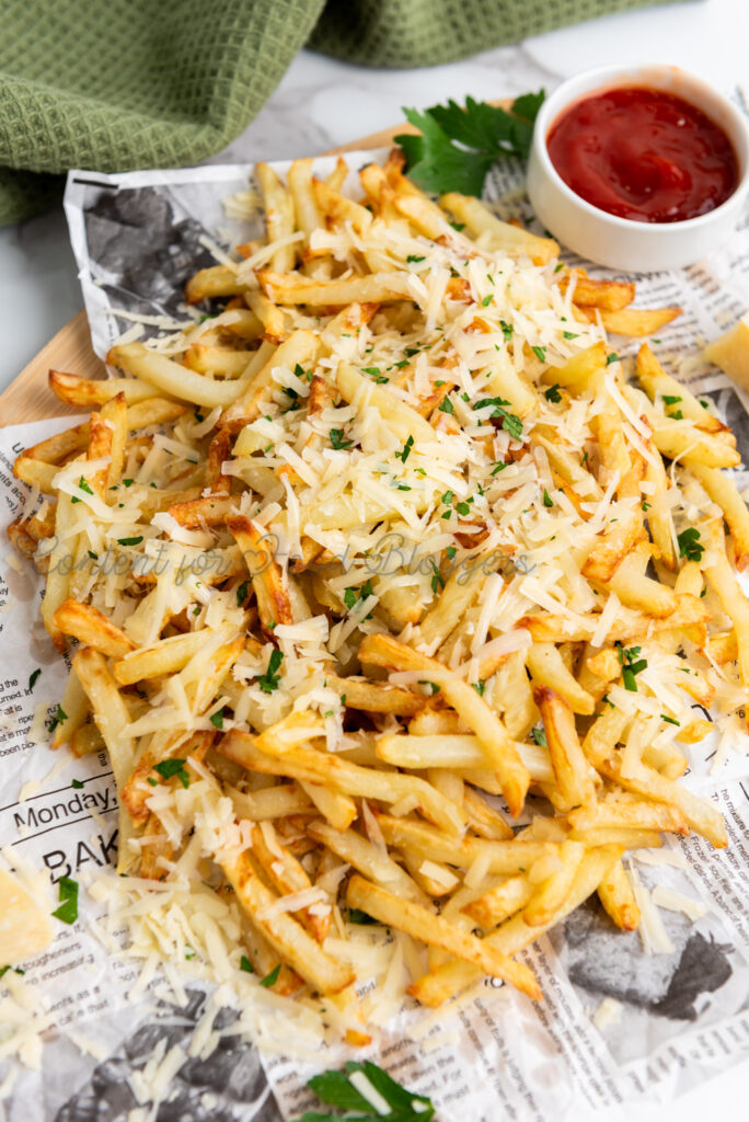 PLR Recipe - Air Fryer Parmesan Truffle Fries