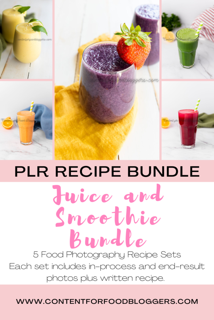 PLR Bundle - Juices and Smoothies Bundle