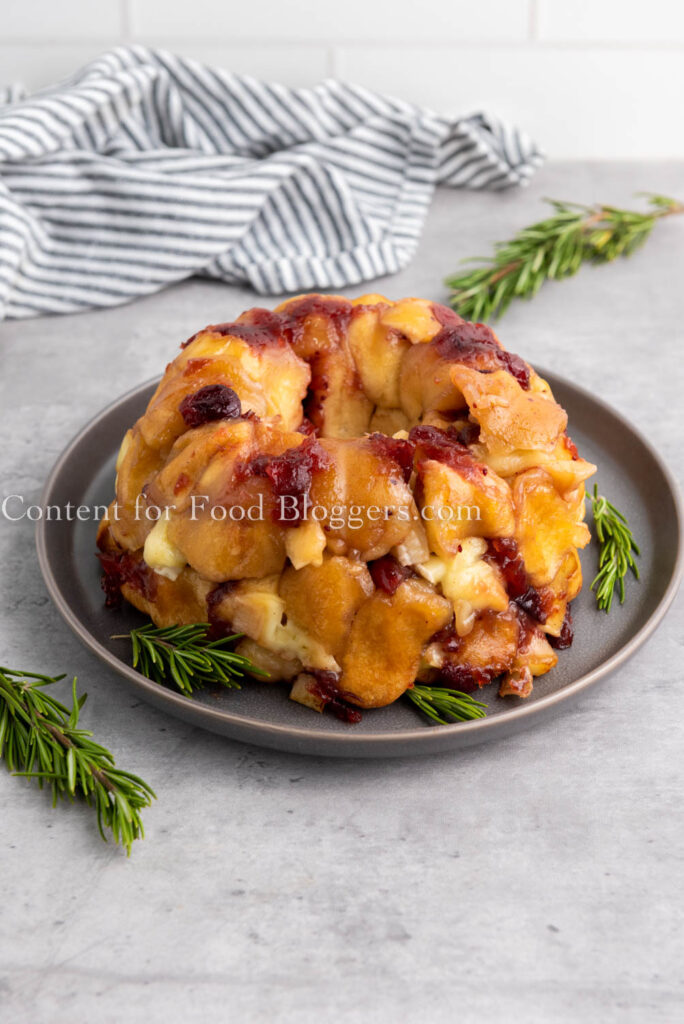 PLR Recipe - Mini Cranberry Brie Pull Apart Bread