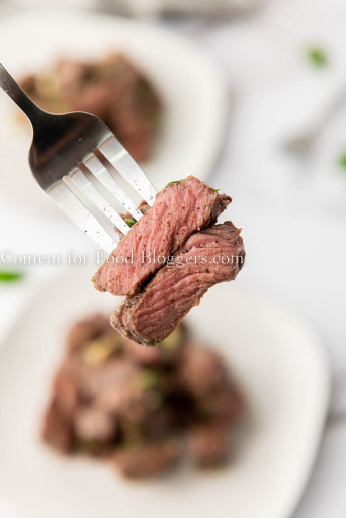 PLR recipe – Air Fryer Garlic Butter Steak Bites