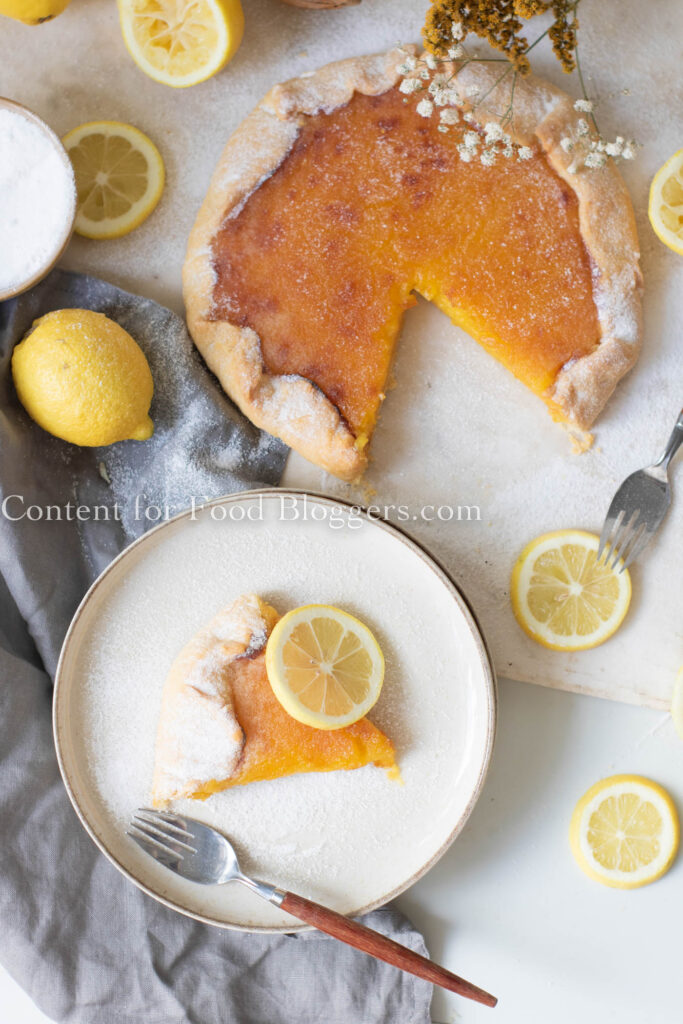 PLR recipe – Meyer Lemon Curd Galette