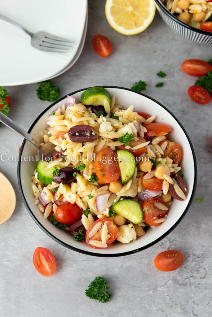 PLR recipe – Orzo Salad