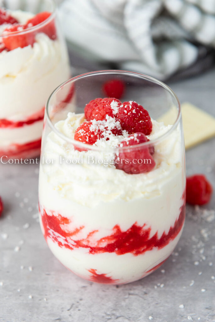 PLR recipe – White Chocolate Raspberry Mousse