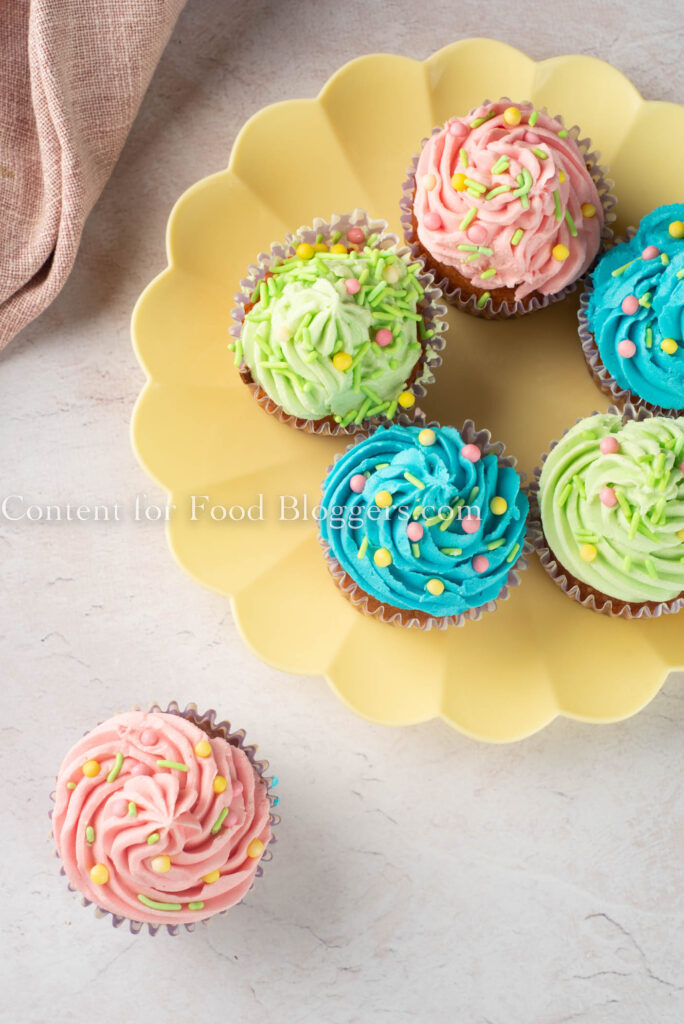 PLR Recipe - Spring/Easter Vanilla Cupcakes