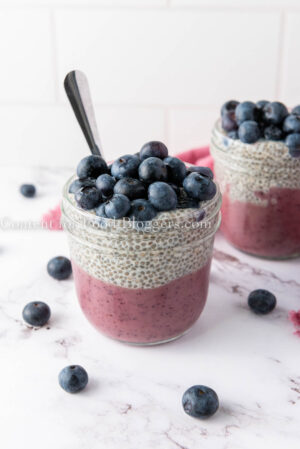 PLR Recipe - Vegan Blueberry Chia Pudding