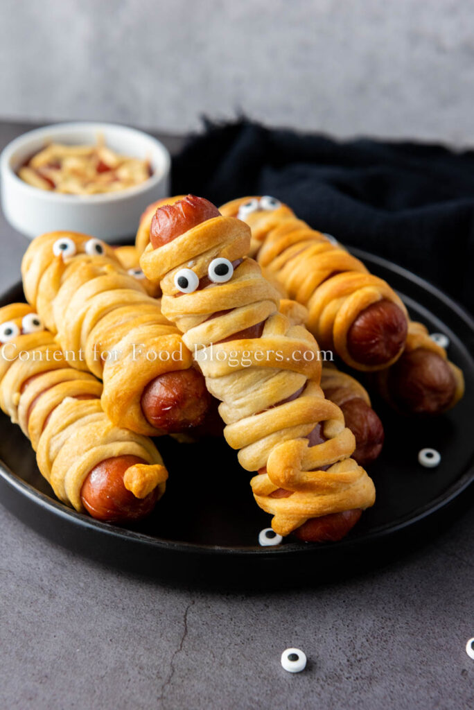 PLR Recipe - Air Fryer Halloween Mummy Dogs