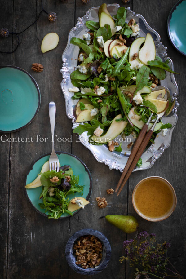 Exclusive Recipe - Festive Harvest Salad with Blue Cheese & Spicy Citrus Vinaigrette