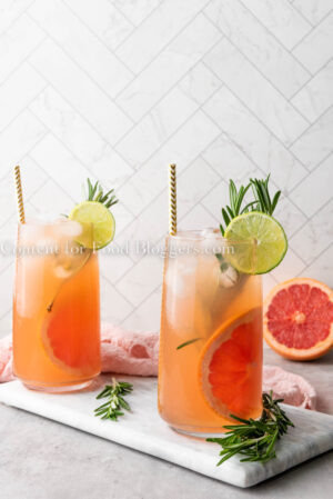 PLR Recipe - Grapefruit Rosemary Mocktail