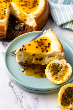 PLR Recipe - Passion Fruit Cheesecake