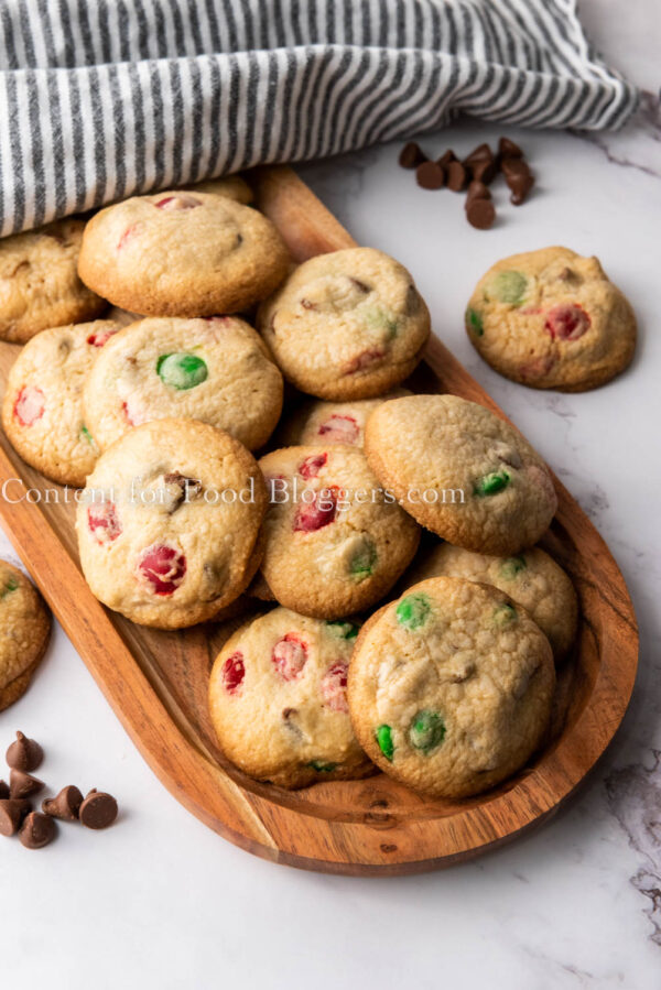PLR Recipe - Christmas M&M Cookies
