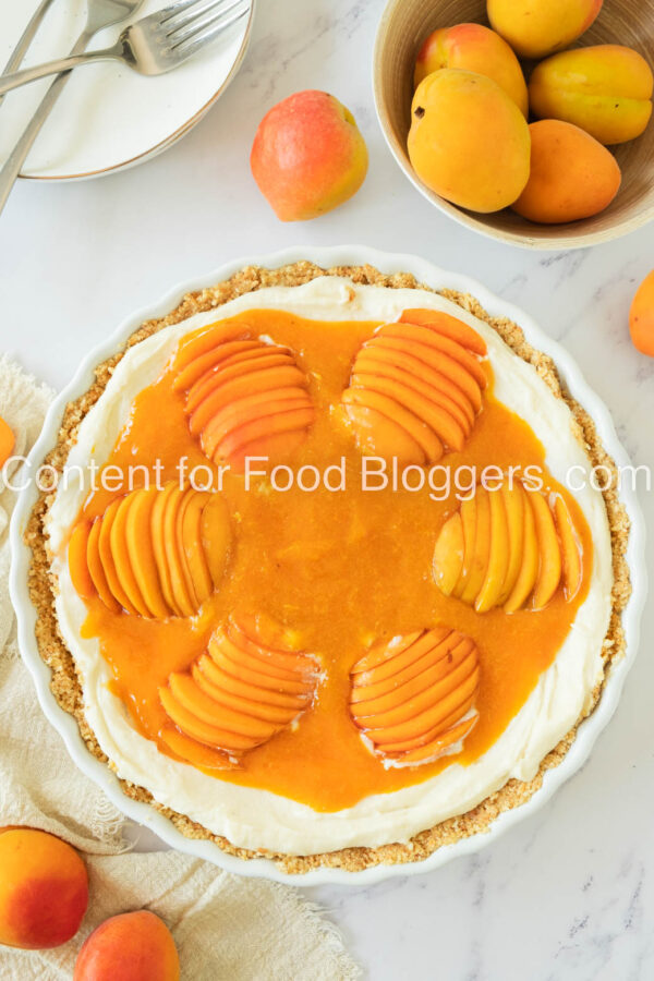 PLR Recipe - Apricot Cheesecake Tart