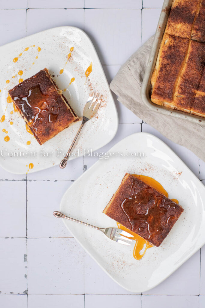 PLR Recipe - Churros Cheesecake Bars