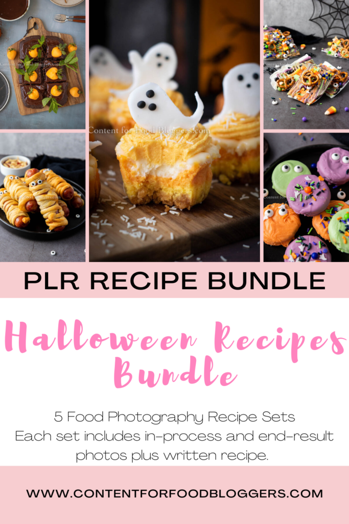 PLR Bundle - Halloween Recipes Bundle