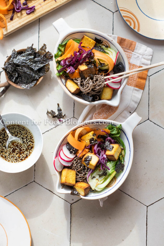 PLR Recipe - Smoked Tofu Bowl with Crispy Nori