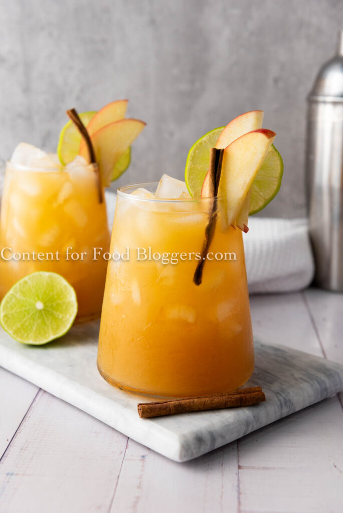 PLR Recipe - Apple Cider Ginger Mocktails
