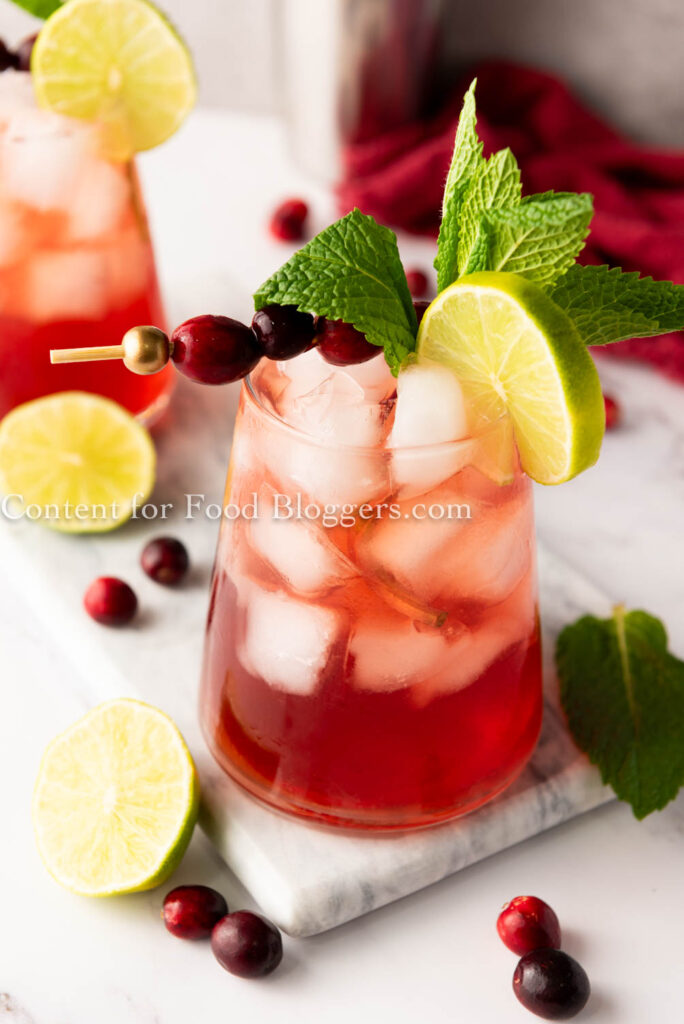 PLR Recipe - Cranberry Lime Mocktail