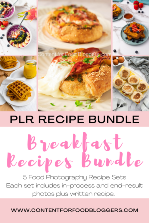 PLR Bundle - Breakfast Recipes Bundle