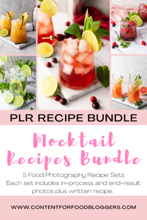 PLR Bundle - Mocktails Recipes Bundle