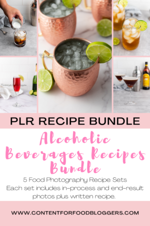 PLR Bundle - Alcoholic Beverages Recipes Bundle