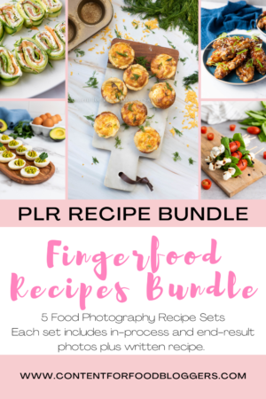 PLR Bundle - Fingerfood Recipes Bundle