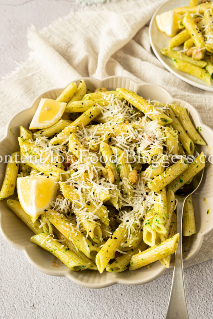 PLR Recipe - Garlic Butter Shrimp Pasta