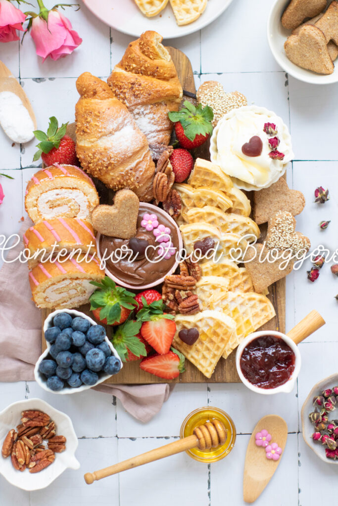 PLR Recipe - Valentine's Day Breakfast Board