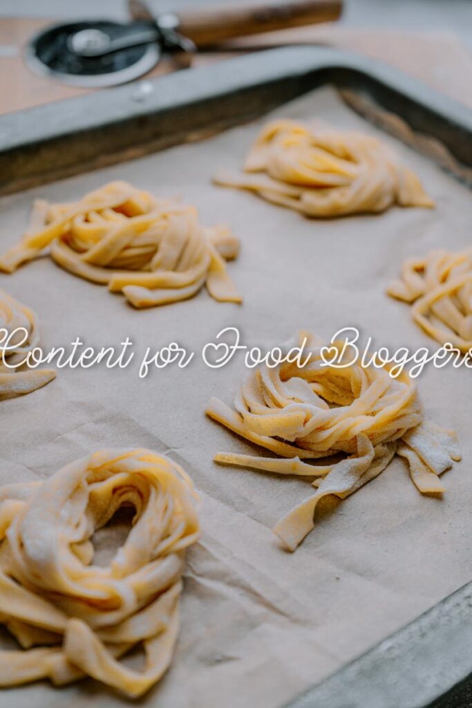 PLR Recipe - Fresh Homemade Tagliatelle Pasta