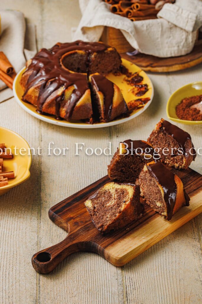 PLR Recipe - Cinnamon Marble Bundt Cake