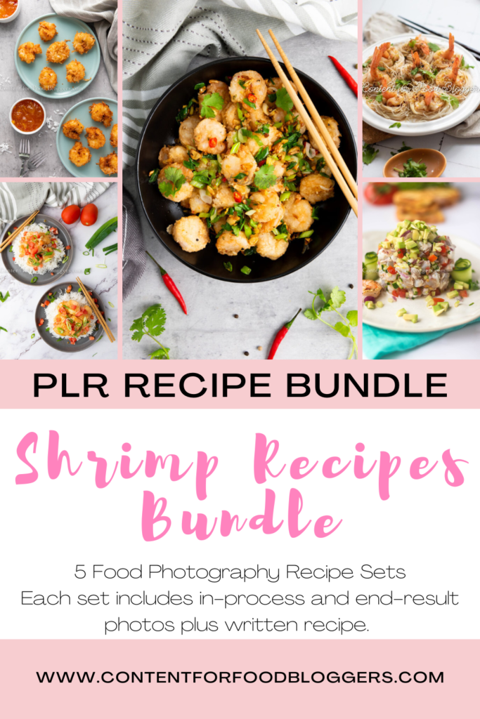 PLR Bundle - Shrimp Recipes Bundle