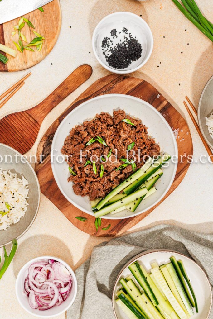 PLR Recipe - Korean Bulgogi Beef