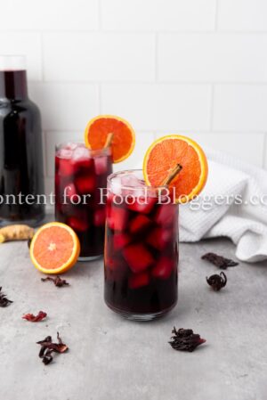 Exclusive Recipe - Agua de Jamaica (Iced Hibiscus Tea/ Sorrel Drink)