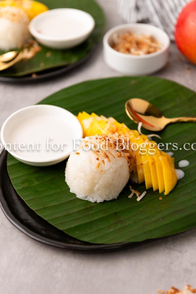 PLR Recipe - Thai Sticky Coconut Rice with Mango