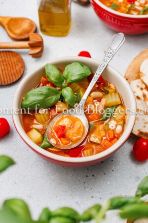 Exclusive Recipe - Veggie Minestrone Soup