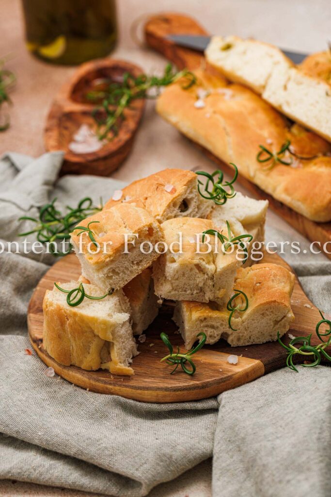 PLR Recipe - Rosemary and Sea Salt Focaccia