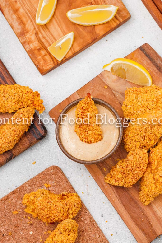 PLR Recipe - Dorito Chicken Tenders with Chipotle Ranch Dressing