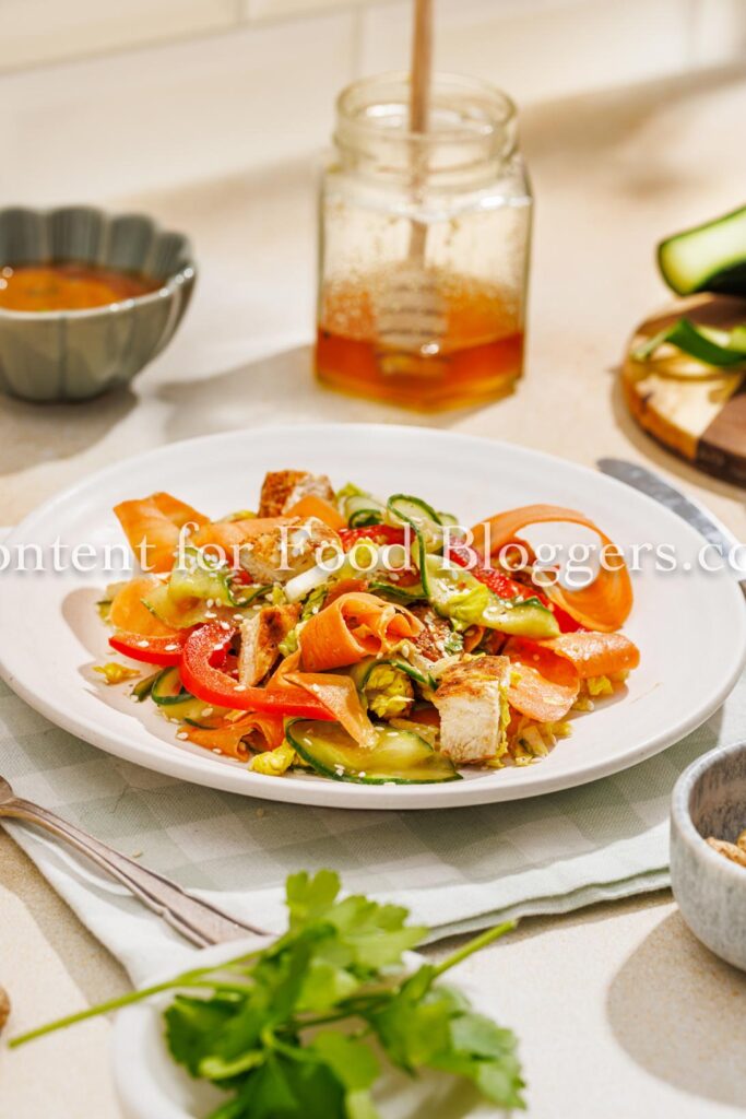 PLR Recipe - Thai Peanut Chicken Salad