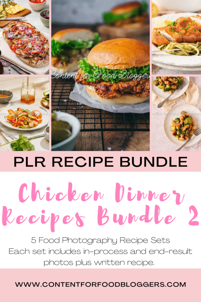 PLR Bundle - Chicken Dinner Recipes Bundle 2