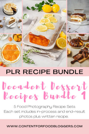 PLR Bundle - Decadent Dessert Recipes Bundle 1