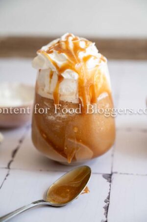 PLR Recipe - Oatmilk Caramel Frappe