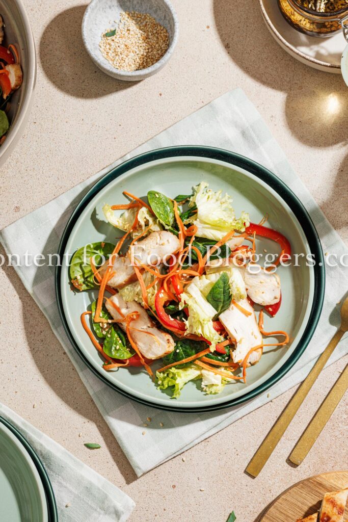 PLR Recipe - Asian Sesame Chicken Salad