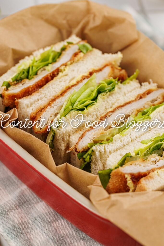 PLR Recipe - Japanese Pork Cutlet Sando (Tonkatsu Sandwich)