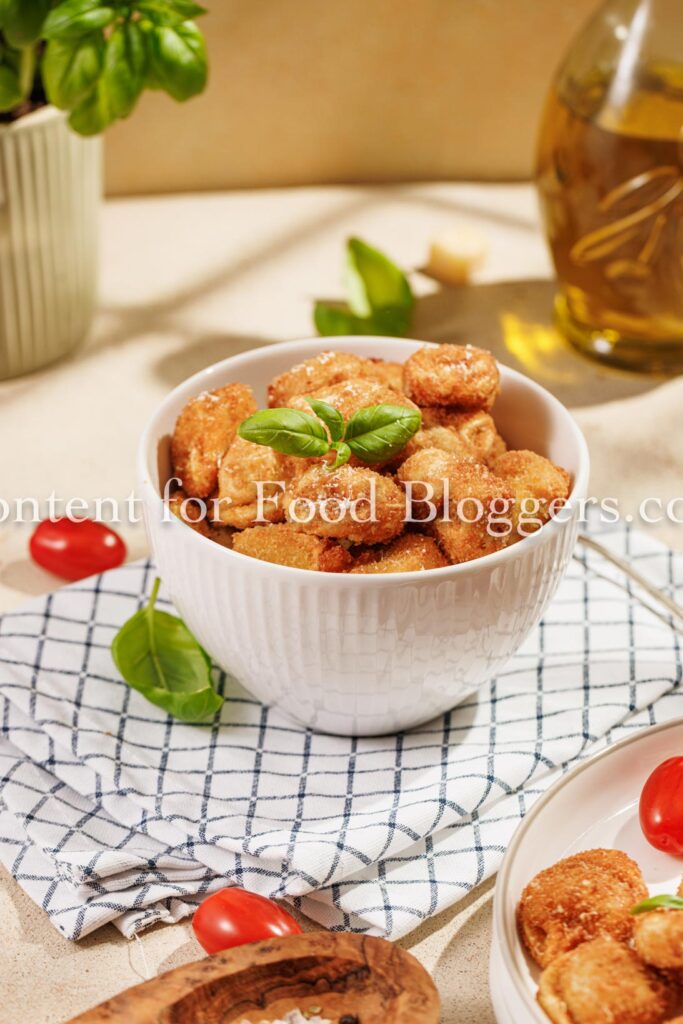 PLR Recipe - Crispy Parmesan Fried Tortellini