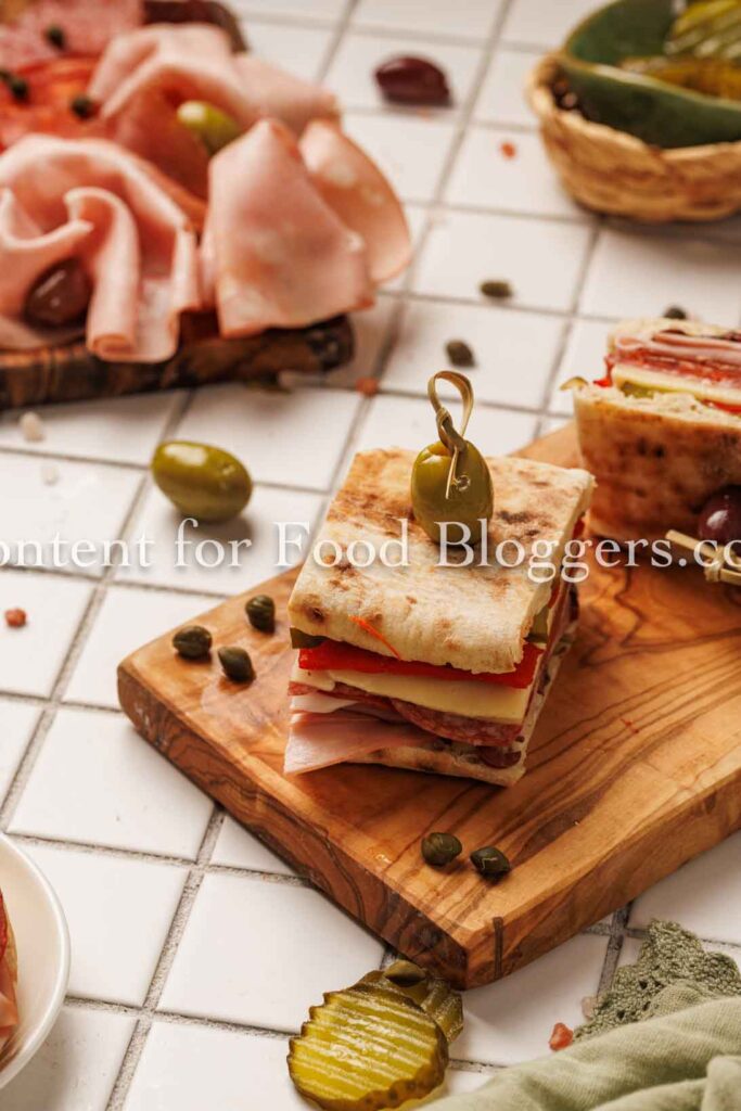 PLR Recipe - Classic Italian Muffuletta Sandwich