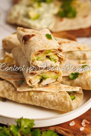 Exclusive Recipe - Chicken Avocado Ranch Burritos